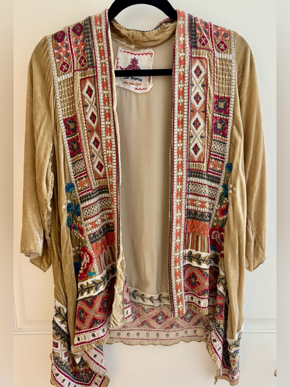Johny Was Velvet Kimono/ cardigan